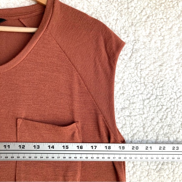 Banana Republic Women's rust luxespun sleeveless tank, Sz M - Picture 4 of 11